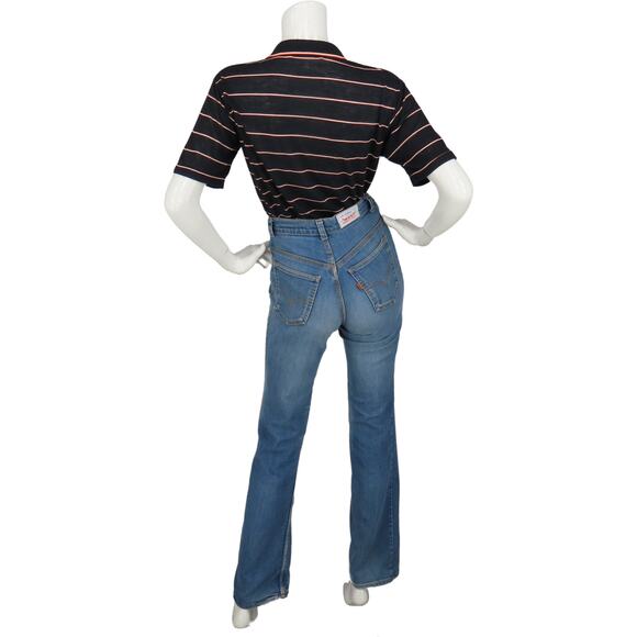 Vintage Robe Di Kappa Striped Italy Made Polo Shirt - Picture 7 of 10